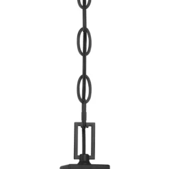 Possini Euro Design Arley Modern Outdoor Hanging Light Black Geometric Frame 12 1/2" Seedy Glass For Post Exterior Barn Deck House Porch Yard Patio -Famous Lighting Store GUEST b2967ce9 ec81 4ed8 8bf6 16bf664d0c9c