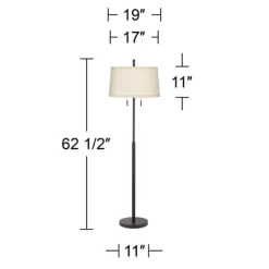 Possini Euro Design Nayla Modern Floor Lamp 62 1/2" Tall Bronze Metal Off White Fabric Tapered Drum Shade For Living Room Bedroom Office House Home 15 Possini Euro Design Nayla Modern Floor Lamp 62 1/2" Tall Bronze Metal Off White Fabric Tapered Drum Shade For Living Room Bedroom Office House Home -Famous Lighting Store GUEST b3e71107 ad6c 45a8 9214 770f5129cfe0