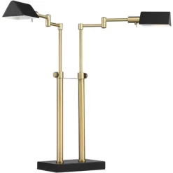 Possini Euro Design Keegan Modern Desk Lamp 24" High Warm Brass With Dual USB Charging Ports LED Adjustable Black Shade For Bedroom Living Room Desk 16 Possini Euro Design Keegan Modern Desk Lamp 24" High Warm Brass With Dual USB Charging Ports LED Adjustable Black Shade For Bedroom Living Room Desk -Famous Lighting Store GUEST b6d2dc1f e4b2 4213 b84f 70fdd43c4979