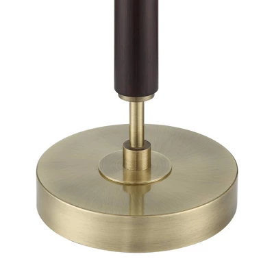 Possini Euro Design Possini Euro® Wyndham Desk Lamp With Glass Shade And Dual USB Ports 10 Possini Euro Design Possini Euro® Wyndham Desk Lamp With Glass Shade And Dual USB Ports - Image 8