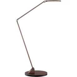 Possini Euro Design Magnum Modern Desk Lamp 36" Tall French Bronze Brown Metal LED Adjustable For Bedroom Living Room Bedside Nightstand Office House -Famous Lighting Store GUEST bb94f1d1 7041 4f41 8d3d d5f6e1b52719
