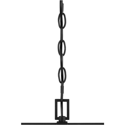 Possini Euro Design Jericho Modern Outdoor Hanging Light Textured Black 24 1/4" Clear Glass Panel For Post Exterior Barn Deck House Porch Yard Patio 5 Possini Euro Design Jericho Modern Outdoor Hanging Light Textured Black 24 1/4" Clear Glass Panel For Post Exterior Barn Deck House Porch Yard Patio - Image 3