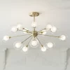 Possini Euro Design Modern Ceiling Light Semi Flush Mount Fixture Sputnik Brass 30 1/2" Wide 15-Light Double Glass Ball Hallway 2 Possini Euro Design Modern Ceiling Light Semi Flush Mount Fixture Sputnik Brass 30 1/2" Wide 15-Light Double Glass Ball Hallway -Famous Lighting Store GUEST bebecb67 d9ef 441c a3ad 605c70e9a30b