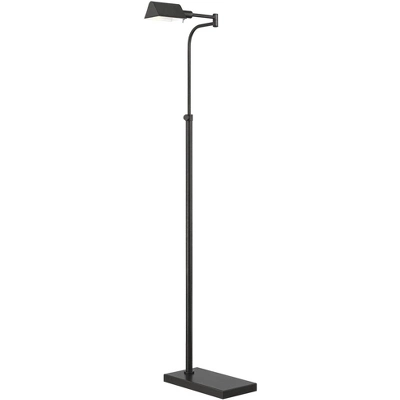 Possini Euro Design Keegan Traditional Pharmacy Floor Lamp 54" Tall Dark Bronze Adjustable Swing Arm Metal Shade For Living Room Reading Bedroom 9 Possini Euro Design Keegan Traditional Pharmacy Floor Lamp 54" Tall Dark Bronze Adjustable Swing Arm Metal Shade For Living Room Reading Bedroom - Image 7
