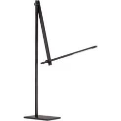 Possini Euro Design Barrett Modern Floor Lamp 53" Tall Anodized Black Metal LED Adjustable Touch On Off For Living Room Reading Bedroom Office House -Famous Lighting Store GUEST dce37632 daea 44a9 aaeb 7d085fecc4e0