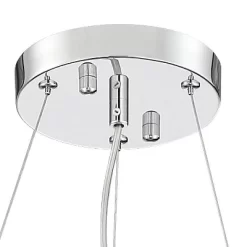 Possini Euro Design Alyssa Chrome Drum Chandelier 23 1/2" Wide Modern Crystal 12-Light LED Fixture For Dining Room Kitchen Island Entryway Bedroom -Famous Lighting Store GUEST e20a9cd3 49fd 4a82 b8ca 274363a8336d