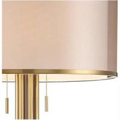 Possini Euro Design Granview Modern Floor Lamp 70 1/2" Tall Brass Metal Sheer Organza Outer Linen Inner Drum Shade For Living Room Bedroom Office Home 15 Possini Euro Design Granview Modern Floor Lamp 70 1/2" Tall Brass Metal Sheer Organza Outer Linen Inner Drum Shade For Living Room Bedroom Office Home -Famous Lighting Store GUEST e98e51f4 a68c 426a 8b07 fc712b79f8c9