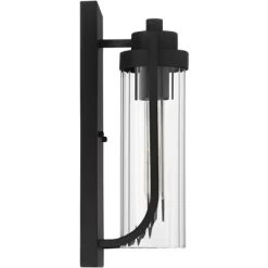 Possini Euro Design Bogata Modern Outdoor Wall Light Fixture Textured Black 15 1/2" Clear Ribbed Glass For Post Exterior Barn Deck House Porch Yard 13 Possini Euro Design Bogata Modern Outdoor Wall Light Fixture Textured Black 15 1/2" Clear Ribbed Glass For Post Exterior Barn Deck House Porch Yard -Famous Lighting Store GUEST f0145b65 4c82 4212 a915 143f48d3ef80