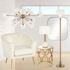 Possini Euro Design Spheres Antique Brass Chandelier 30" Wide Mid Century Modern Sputnik Glass Shade 15-Light Fixture For Dining Room Kitchen Island 17 Possini Euro Design Spheres Antique Brass Chandelier 30" Wide Mid Century Modern Sputnik Glass Shade 15-Light Fixture For Dining Room Kitchen Island -Famous Lighting Store GUEST f131dd73 bac9 45c5 b238 e3ca68c2d923