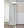 Possini Euro Design Light Blaster Art Deco Torchiere Floor Lamp 72 1/2" Tall Brushed Nickel LED Frosted Glass Bowl Shade For Living Room Bedroom House -Famous Lighting Store GUEST f6682e16 81be 4ded ae48 6a067365ff0f