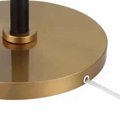 Possini Euro Design Quatro Mid Century Modern Tree Floor Lamp 71" Tall Black Gold Metal 4 Light Frosted Glass Cone Shade For Living Room Bedroom House -Famous Lighting Store GUEST fbb92ddf c0bb 4f5d 938f 88119d50b7aa