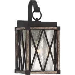 Possini Euro Design Brawley Rustic Industrial Outdoor Wall Light Fixture Bronze Wood Grain 13 1/2" Clear Seedy Glass For Post Exterior Barn Deck House 11 Possini Euro Design Brawley Rustic Industrial Outdoor Wall Light Fixture Bronze Wood Grain 13 1/2" Clear Seedy Glass For Post Exterior Barn Deck House -Famous Lighting Store GUEST fddb185d 2a6f 48db a6db 5392c2aad276