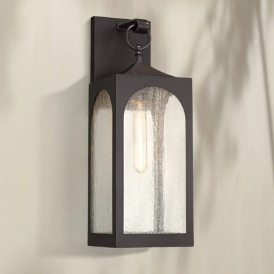 Possini Euro Design Tyne Modern Outdoor Wall Light Fixture Bronze 20 1/2" Seedy Glass For Post Exterior Barn Deck House Porch Yard Posts Patio Home 3 Possini Euro Design Tyne Modern Outdoor Wall Light Fixture Bronze 20 1/2" Seedy Glass For Post Exterior Barn Deck House Porch Yard Posts Patio Home