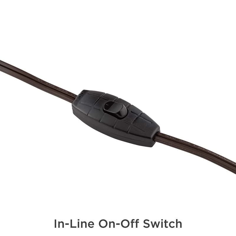 Antique Brass Plug-In Hanging Swag Chandelier With Milky G25 LED Bulb 7 Antique Brass Plug-In Hanging Swag Chandelier With Milky G25 LED Bulb - Image 5