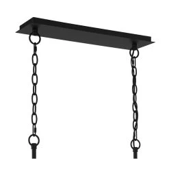 Carrine 38 1/2" Wide Black And Silver Island 8-Light Pendant -Famous Lighting Store carrine 38 and one half inch wide black and silver island 8 light pendant 140d0views1