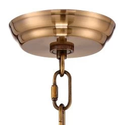 Donovan 13" Wide Antique Brass And Clear Glass Pendant Light -Famous Lighting Store donovan 13 inch wide antique brass and clear glass pendant light 39r41views3