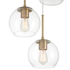 Haniger 19 1/4" Wide Soft Gold Multi-Light Pendant -Famous Lighting Store haniger 19 and one quarter inch wide soft gold multi light pendant 048a6views1