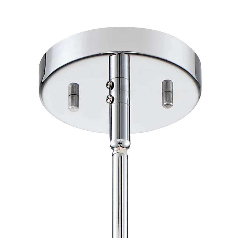 Juliette 7 3/4" Wide Chrome And K9 Crystal Mini Pendant 6 Juliette 7 3/4" Wide Chrome And K9 Crystal Mini Pendant - Image 4