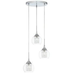 Possini Euro 14 1/2" Wide Encircled Crystal Globe Multi-Light Pendant -Famous Lighting Store possini euro 14 and one half inch wide encircled crystal globe multi light pendant 59774views3