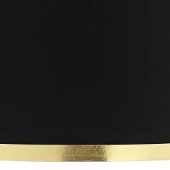 Possini Euro 15" Wide Modern Luxe Black Gold Metallic Pendant Light -Famous Lighting Store possini euro 15 inch wide modern luxe black gold metallic pendant light 81m70views1