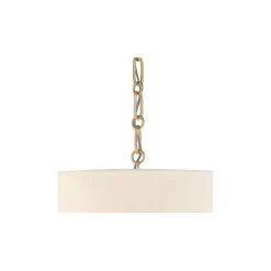 Possini Euro 20" Wide Warm Gold Pendant Light With White Shade -Famous Lighting Store possini euro 20 inch wide warm gold pendant light with white shade 42e57views3