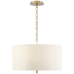 Possini Euro 20" Wide Warm Gold Pendant Light With White Shade -Famous Lighting Store possini euro 20 inch wide warm gold pendant light with white shade 42e57views4