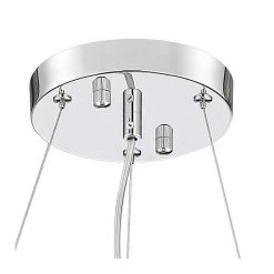 Possini Euro Alyssa 23 1/2" Wide Chrome And Crystal LED Pendant Light -Famous Lighting Store possini euro alyssa 23 and one half inch wide chrome and crystal led pendant light 64r72views2