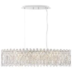 Possini Euro Alyssa 36 1/2" Wide Crystal LED Oval Pendant Chandelier 13 Possini Euro Alyssa 36 1/2" Wide Crystal LED Oval Pendant Chandelier -Famous Lighting Store possini euro alyssa 36 and one half inch wide crystal led oval pendant chandelier 64r71views4