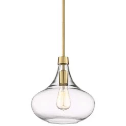 Possini Euro Asni 11" Wide Antique Gold And Glass Modern Mini Pendant -Famous Lighting Store possini euro asni 11 inch wide antique gold and glass modern mini pendant 23n40
