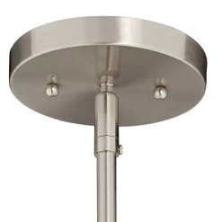 Possini Euro Belford 11" Brushed Nickel Handcrafted Glass Mini Pendant -Famous Lighting Store possini euro belford 11 inch brushed nickel handcrafted glass mini pendant 42e08views3