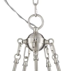 Possini Euro Bellis 24 1/2" Brushed Nickel 5-Light Ring Chandelier 12 Possini Euro Bellis 24 1/2" Brushed Nickel 5-Light Ring Chandelier -Famous Lighting Store possini euro bellis 24 and one half inch brushed nickel 5 light ring chandelier 39r15views3