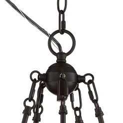 Possini Euro Bellis 24 1/2" Wide Bronze Wagon Wheel Chandelier -Famous Lighting Store possini euro bellis 24 and one half inch wide bronze wagon wheel chandelier 39r20views3