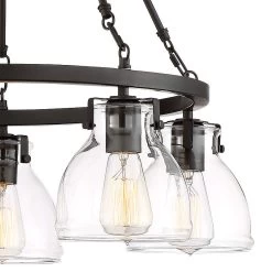 Possini Euro Bellis 25" Wide Bronze 5-Light Pendant -Famous Lighting Store possini euro bellis 25 inch wide bronze 5 light pendant 39r18views1