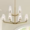 Possini Euro Byzantium 35" Wide Gold 12-Light Modern Luxe Chandelier