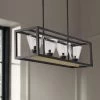 Possini Euro Callan 38" Wide Bronze 4-Light Rectangular Island Pendant -Famous Lighting Store possini euro callan 38 inch wide bronze 4 light rectangular island pendant 91v25cropped
