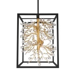 Possini Euro Carrine 15 1/4" Wide Black And Gold 4-Light Pendant Light 9 Possini Euro Carrine 15 1/4" Wide Black And Gold 4-Light Pendant Light -Famous Lighting Store possini euro carrine 15 and one quarter inch wide black and gold 4 light pendant light 71f56views1