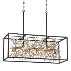 Possini Euro Carrine 38 1/2" Black And Gold Kitchen Island Pendant -Famous Lighting Store possini euro carrine 38 and one half inch black and gold kitchen island pendant 71f57