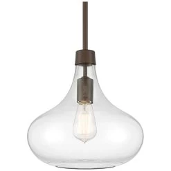 Possini Euro Cecil 11" Wide Bronze Mini Pendant 9 Possini Euro Cecil 11" Wide Bronze Mini Pendant -Famous Lighting Store possini euro cecil 11 inch wide bronze mini pendant 45c65views1