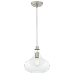 Possini Euro Cecil 11" Wide Brushed Nickel Mini Pendant -Famous Lighting Store possini euro cecil 11 inch wide brushed nickel mini pendant 45c66views3