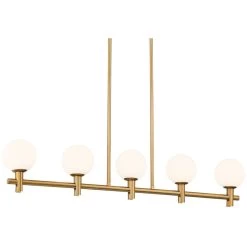 Possini Euro Chari 42 1/2" Warm Antique Brass 5-Light Island Pendant -Famous Lighting Store possini euro chari 42 and one half inch warm antique brass 5 light island pendant 177n1