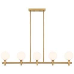 Possini Euro Chari 42 1/2" Warm Antique Brass 5-Light Island Pendant -Famous Lighting Store possini euro chari 42 and one half inch warm antique brass 5 light island pendant 177n1views3