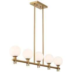 Possini Euro Chari 42 1/2" Warm Antique Brass 5-Light Island Pendant -Famous Lighting Store possini euro chari 42 and one half inch warm antique brass 5 light island pendant 177n1views4