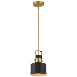 Possini Euro Courtney 6 1/2" Wide Black And Gold Mini Pendant Light -Famous Lighting Store possini euro courtney 6 and one half inch wide black and gold mini pendant light 64t23views4