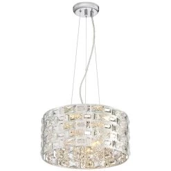 Possini Euro Crystal Rain 15 1/2" Wide Chrome LED Pendant -Famous Lighting Store possini euro crystal rain 15 and one half inch wide chrome led pendant 63c68views4
