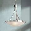Possini Euro Deco 21 1/2" Wide Nickel Pendant Light