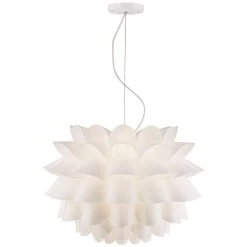 Possini Euro Design 25 1/4" Modern White Flower Pendant Chandelier -Famous Lighting Store possini euro design 25 and one quarter inch modern white flower pendant chandelier 02475views3