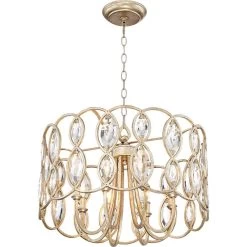 Possini Euro Design Bellmont 22 1/2" Wide Silver Leaf Pendant Light -Famous Lighting Store possini euro design bellmont 22 and one half inch wide silver leaf pendant light 15e36views4