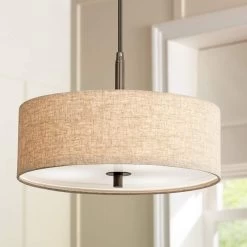 Possini Euro Design Cream Drum 16" W Pendant Light -Famous Lighting Store possini euro design cream drum 16 inch w pendant light v2821cropped