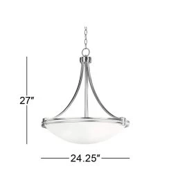 Possini Euro Design Deco Nickel 24 1/4" Wide Pendant Light -Famous Lighting Store possini euro design deco nickel 24 and one quarter inch wide pendant light 85951views3