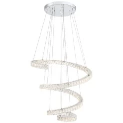 Possini Euro Ellyria 30 3/4" Twirling Crystal Modern LED Pendant Light -Famous Lighting Store possini euro ellyria 30 and three quarter inch twirling crystal modern led pendant light 64x09views4